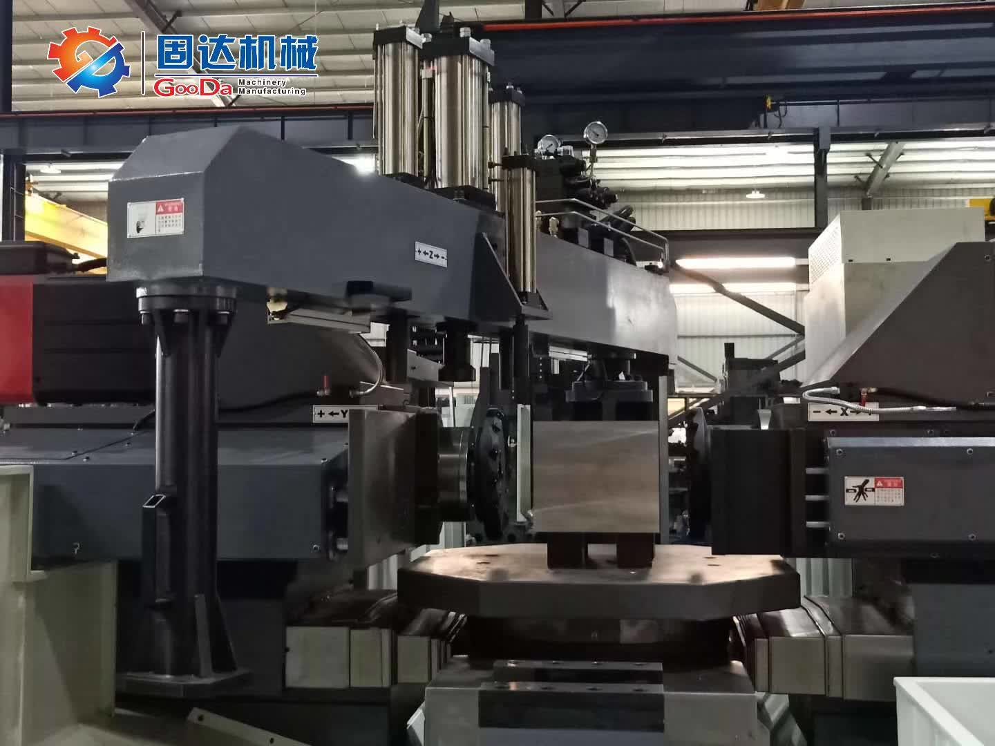 GooDa CNC Twin Headed Milling Machine 8 Faces, 1 Setup YG-1300NC