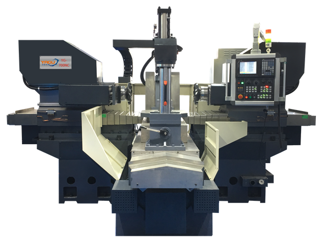 GooDa CNC Twin Headed Milling&nbsp;Machine Heavy-cutting gear spindle & Automatically remove chips
