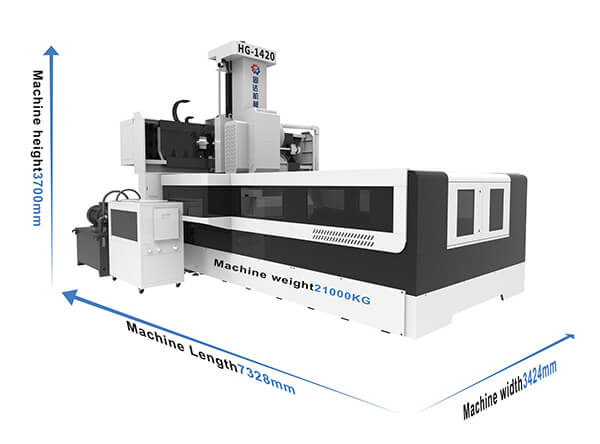 size of cnc surface grinding machine-HG-1420NC