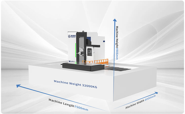 horizontal machining center-WJ-3020