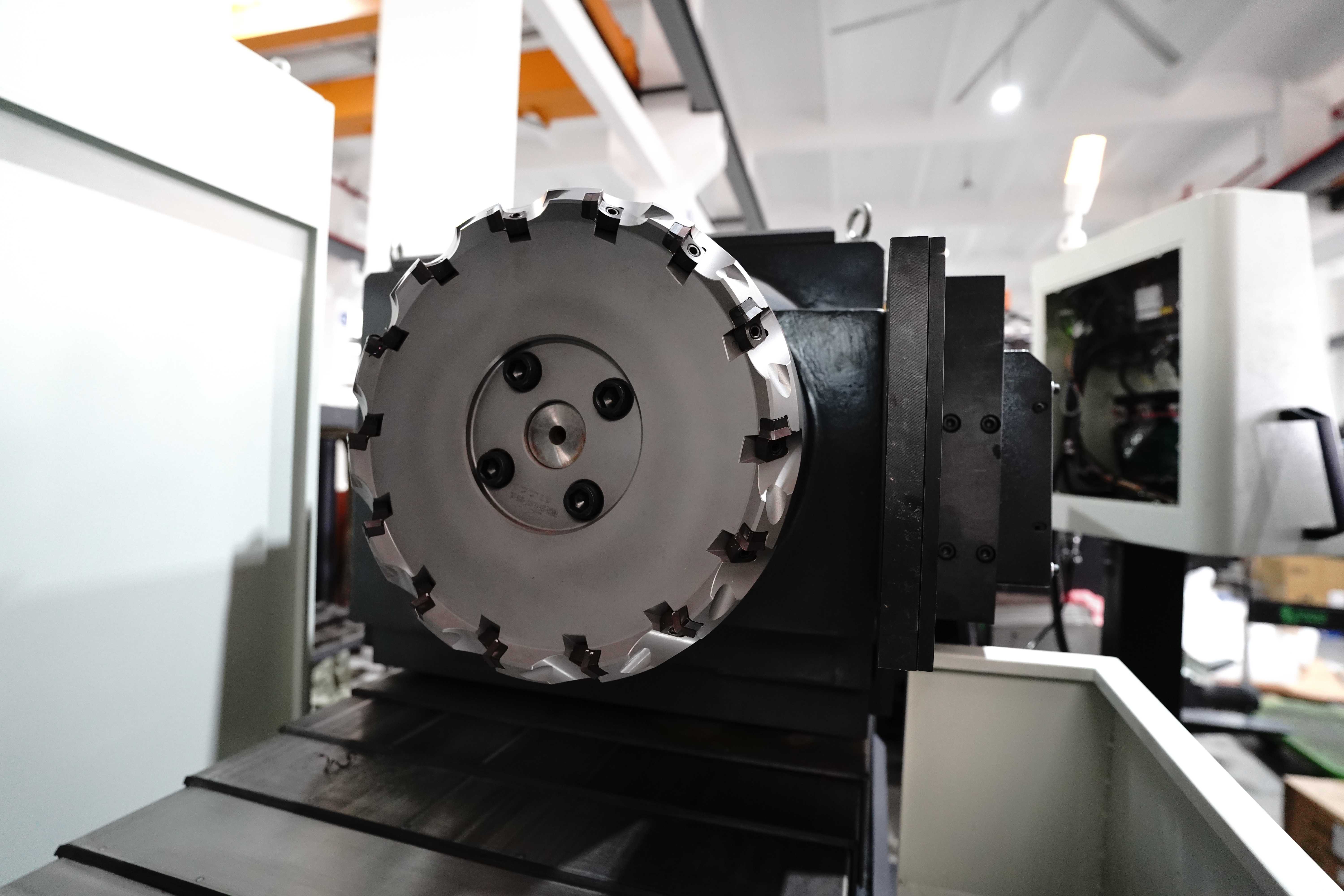 GooDa CNC Twin Headed Milling Machine Powerful Cutting : 2 X 4.0mm ,Ultra- Wide Travel